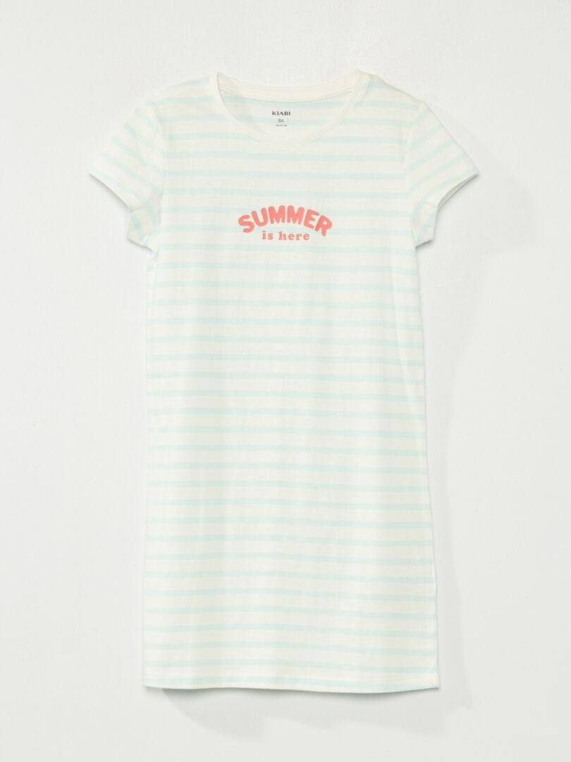 Camisón de punto AZUL - Kiabi