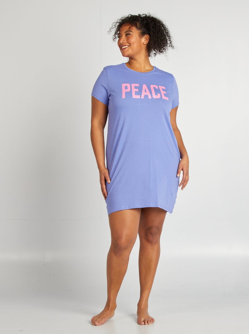 Camisón de punto PURPURA - Kiabi