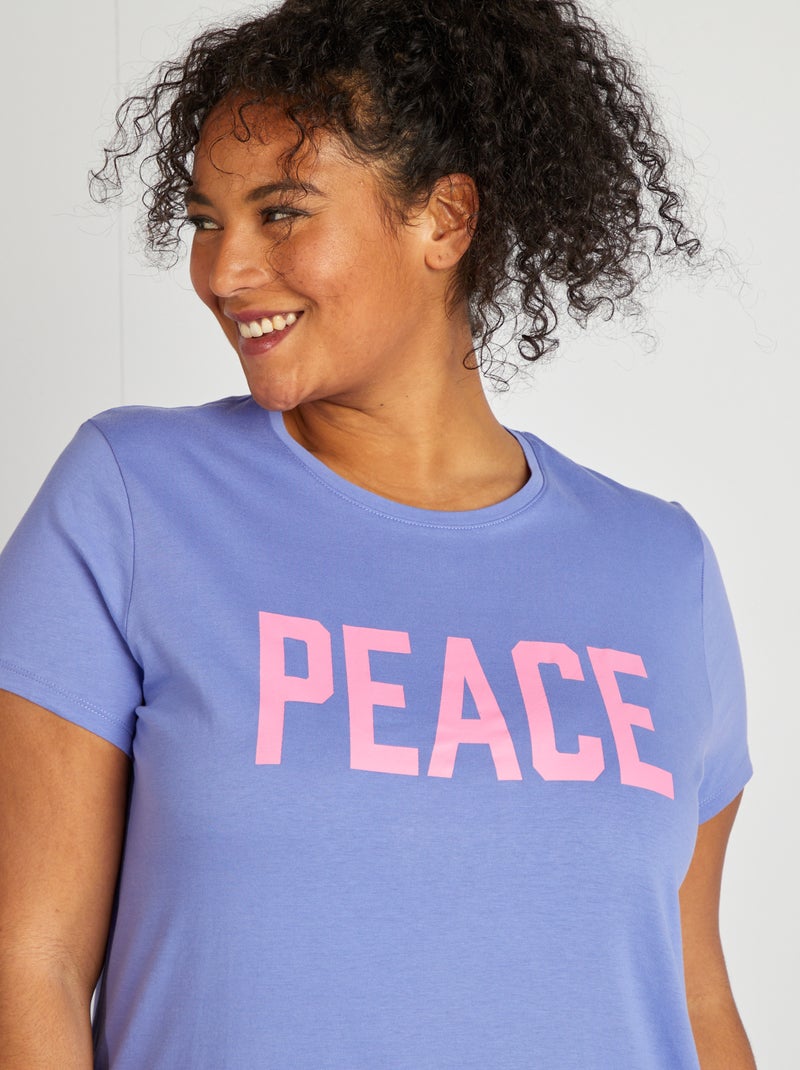 Camisón de punto PURPURA - Kiabi