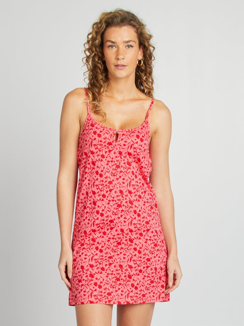 Camisón de tirantes finos ROSA - Kiabi