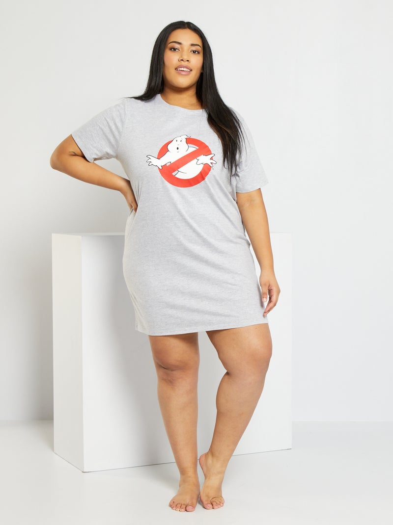 Camisón 'Ghostbuster' gris chiné - Kiabi