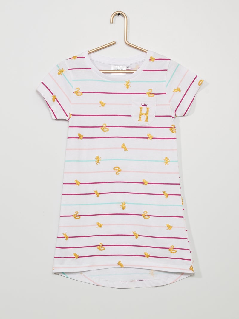 Camisón 'Harry Potter' blanco rayado - Kiabi