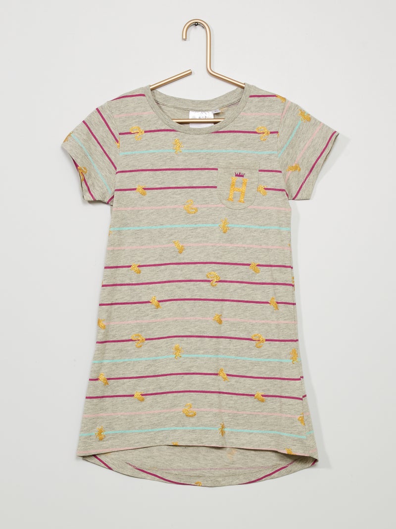 Camisón 'Harry Potter' gris a rayas - Kiabi