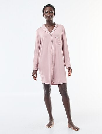 Camisón midi liso