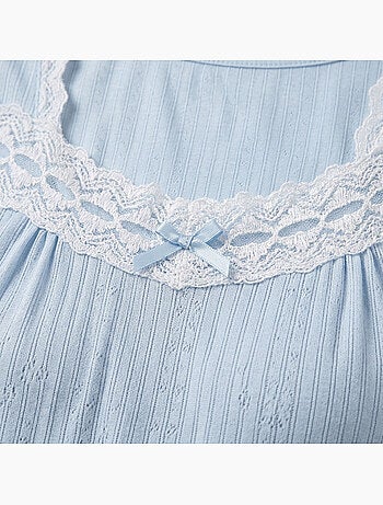 Camisón Mujer Encaje Ultraligero OZABI