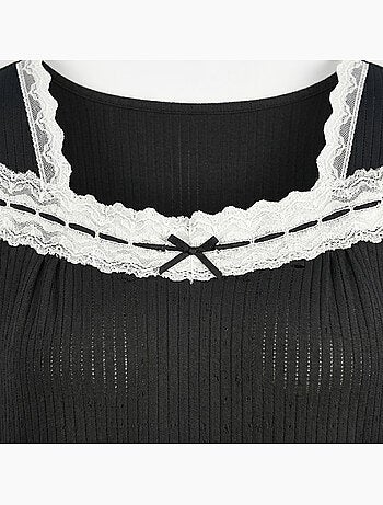 Camisón Mujer Encaje Ultraligero OZABI