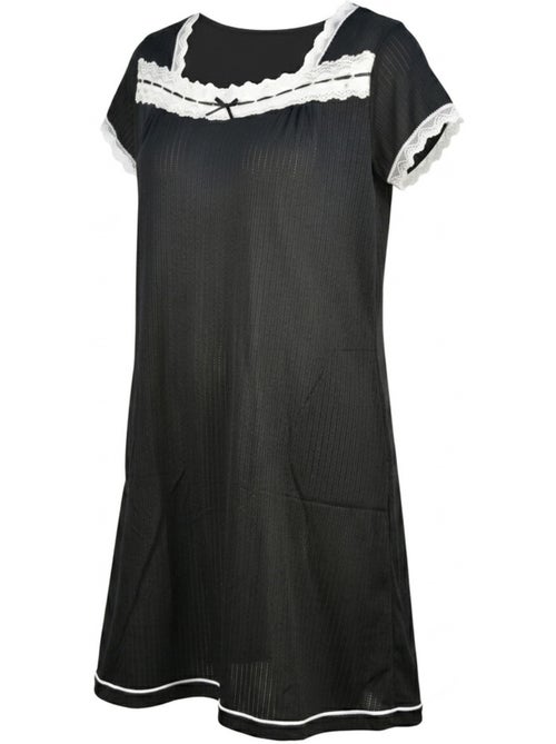 Camisón Mujer Encaje Ultraligero OZABI - Kiabi Camisón Mujer Encaje Ultraligero OZABI - Kiabi