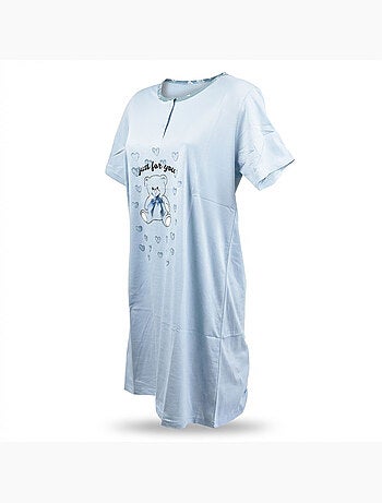 Camisón mujer microfibra manga corta OZABI