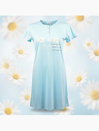 Camisón mujer microfibra manga corta OZABI
