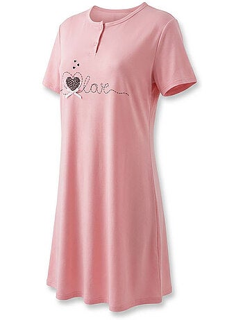 Camisón mujer microfibra manga corta OZABI