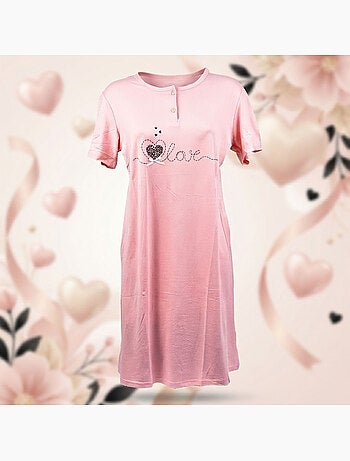 Camisón mujer microfibra manga corta OZABI