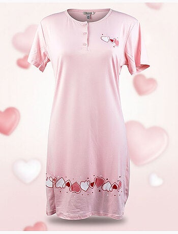 Camisón mujer microfibra manga corta OZABI