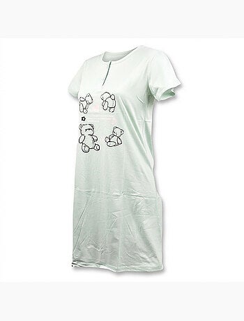 Camisón mujer microfibra manga corta OZABI