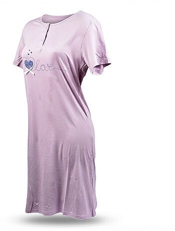 Camisón mujer microfibra manga corta OZABI