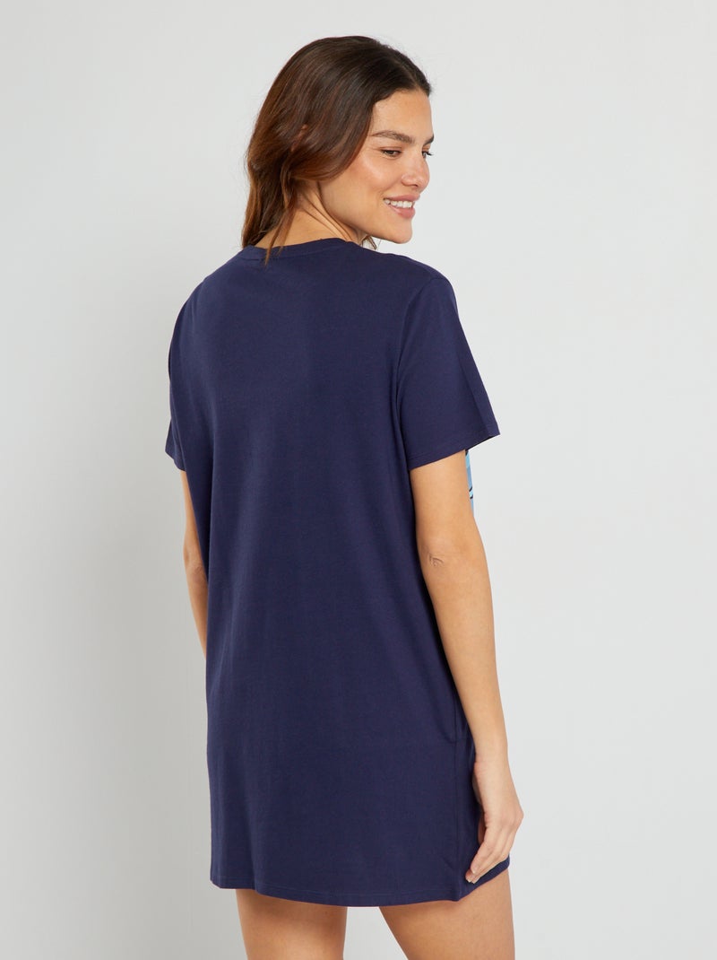 Camisón 'Stitch' azul marino - Kiabi