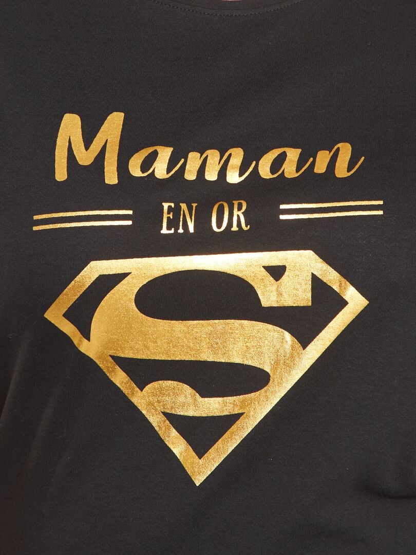 Camisón 'Superman' negro - Kiabi