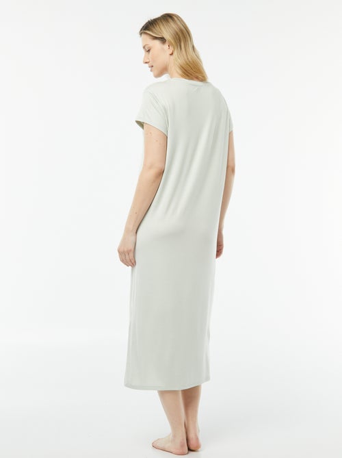 Camisón tipo camiseta fluido - Kiabi