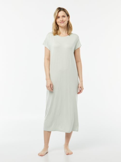 Camisón tipo camiseta fluido - Kiabi