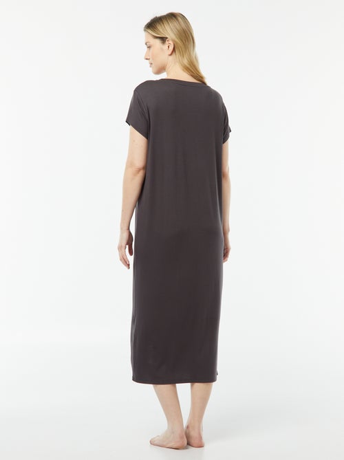 Camisón tipo camiseta fluido - Kiabi