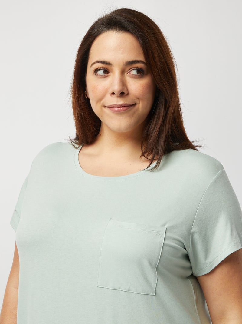 Camisón vaporoso azul - Kiabi