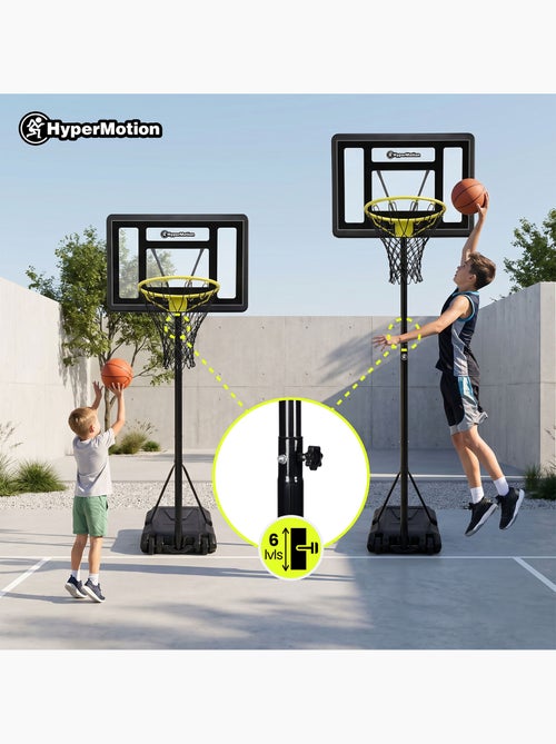 Canasta baloncesto infantil ajustable 165-215 cm tablero 82x58 cm HyperMotion - Kiabi