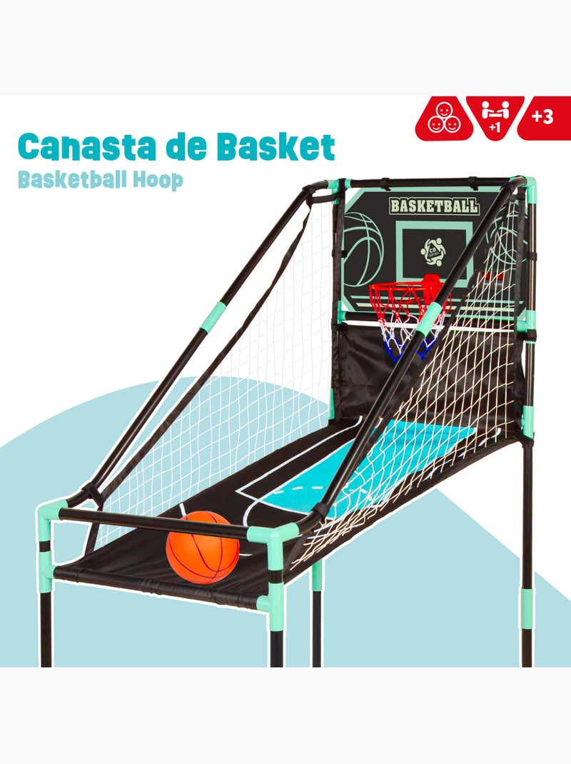 Canasta de baloncesto con estructura de retorno y marcador electrónico cb games N/D - Kiabi