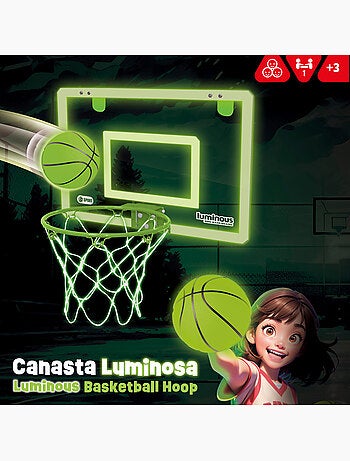 Canasta de baloncesto junior fluorescente cb sports