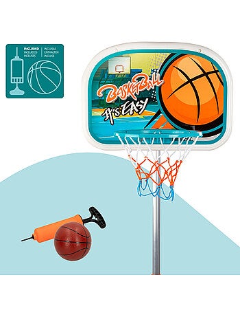 Canasta y balón de baloncesto cb sports
