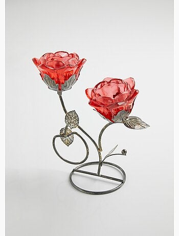 Candelabro 2 rosas - AFIBEL