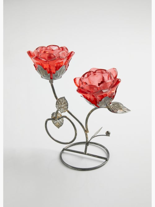 Candelabro 2 rosas - AFIBEL - Kiabi Candelabro 2 rosas - AFIBEL - Kiabi