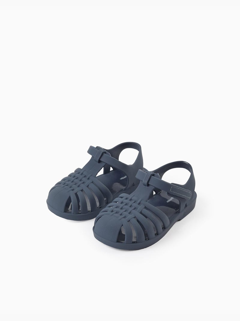 Cangrejeras de goma con tira autoadherente Azul Azul - Kiabi