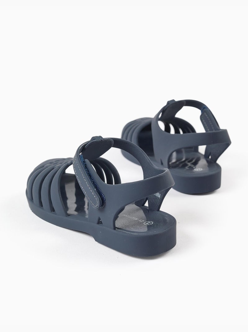Cangrejeras de goma con tira autoadherente Azul Azul - Kiabi