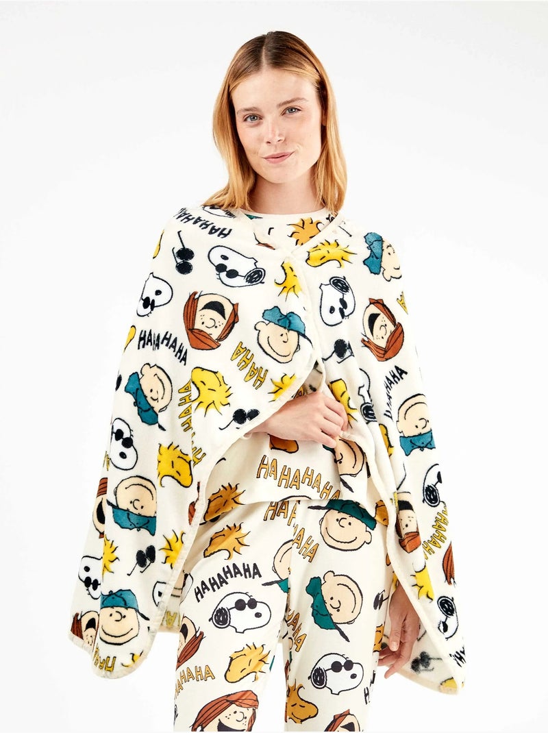 Capa convertible en manta de snoopy en tejido polar Multicolor - Kiabi