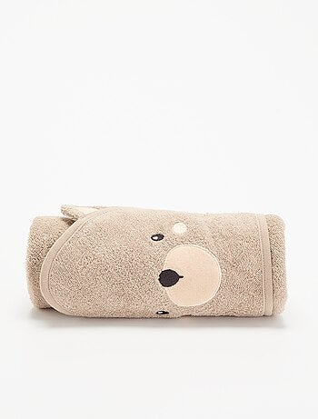 Capa de baño con capucha animada