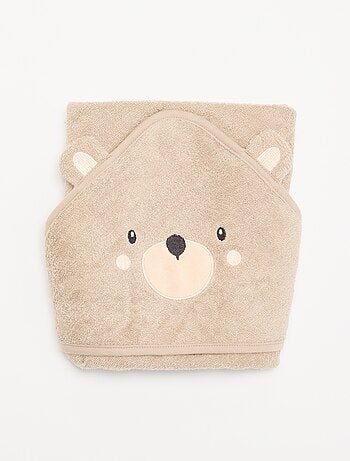 Capa de baño con capucha animada