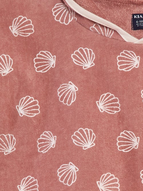 Capa de baño con capucha - Kiabi