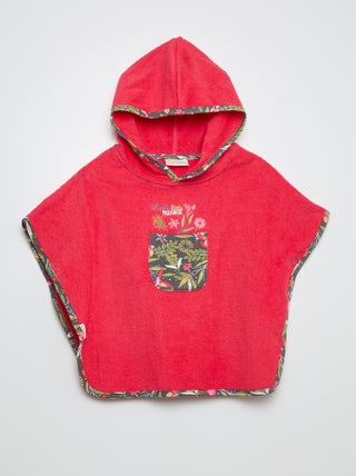 Capa de baño con capucha y estampado 'Petit Béguin'