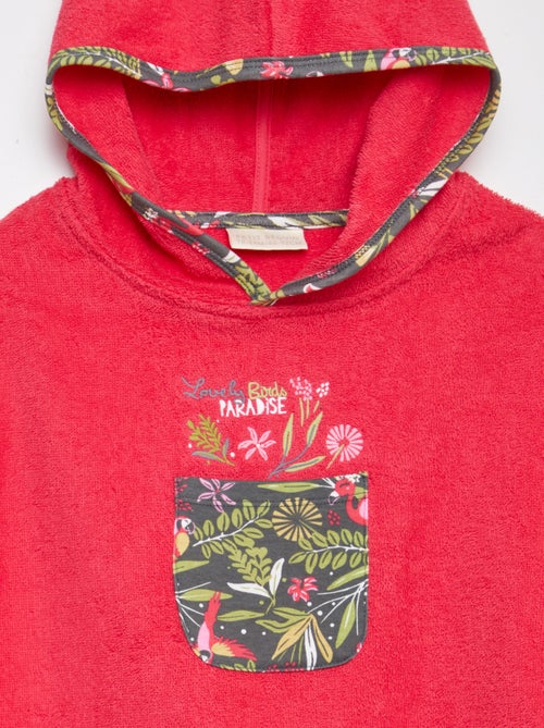 Capa de baño con capucha y estampado 'Petit Béguin' - Kiabi