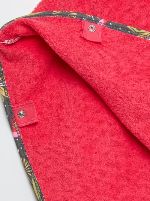 Capa de baño con capucha y estampado 'Petit Béguin' - Kiabi