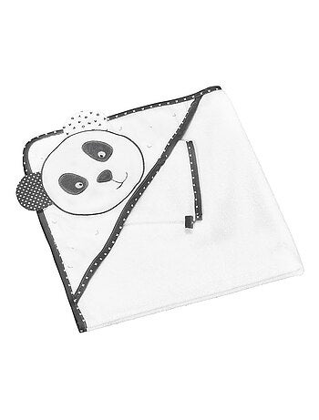 Capa de baño de algodón blanco 75x75cm y - SAUTHON