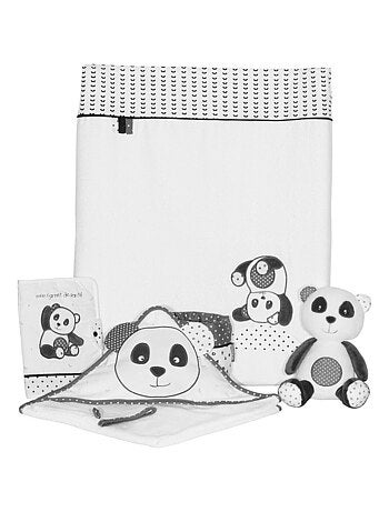 Capa de baño de algodón blanco 75x75cm y - SAUTHON