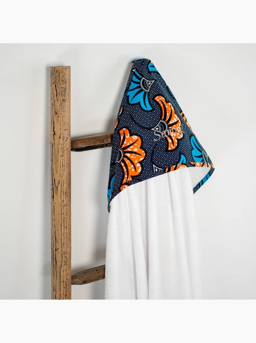 Capa de baño de algodón y fibras de bambú blanca, wax | SEVIRA KIDS - Kiabi