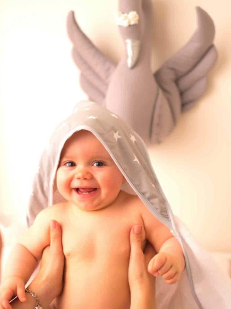 Capa de baño de bambú - stella | SEVIRA KIDS Blanco - Kiabi