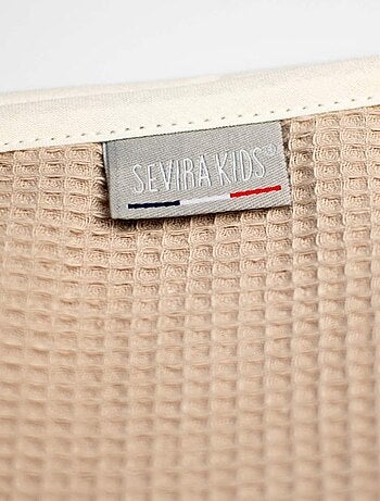 Capa de baño de bebé en algodón de panal - SEVIRA KIDS