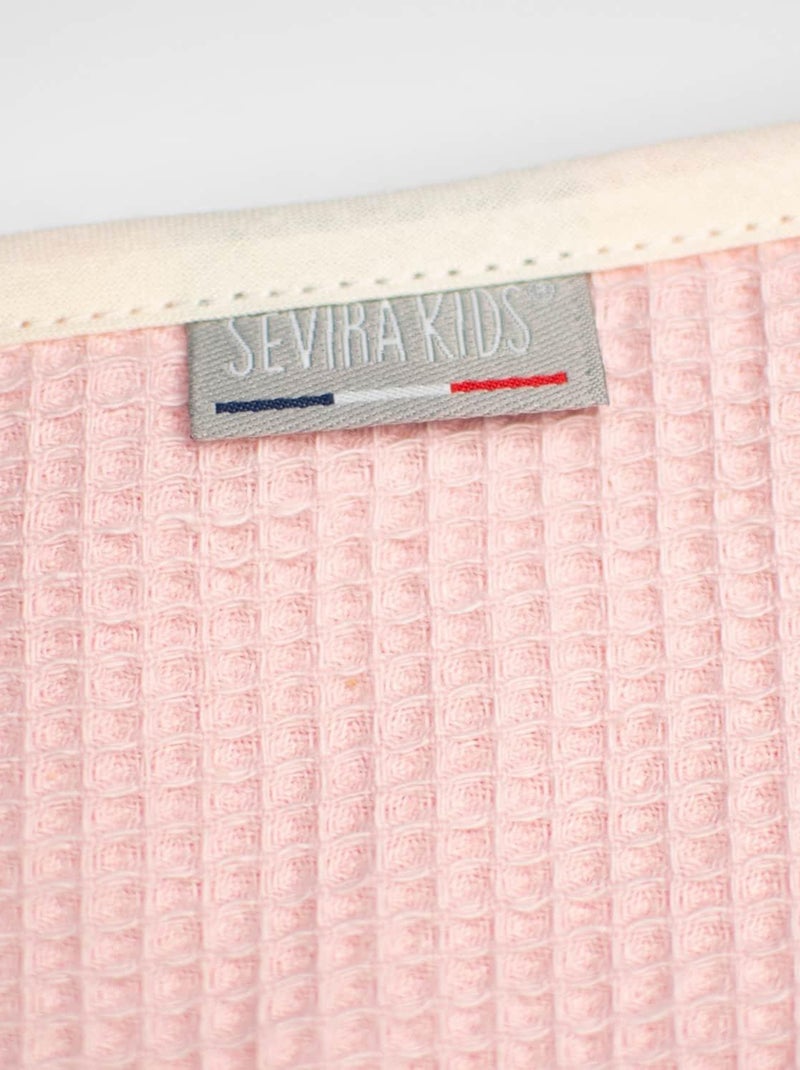 Capa de baño de bebé en algodón de panal | SEVIRA KIDS Rosa - Kiabi