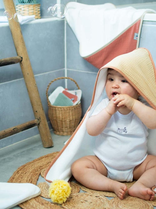 Capa de baño de gasa de algodón, jeanne | SEVIRA KIDS - Kiabi