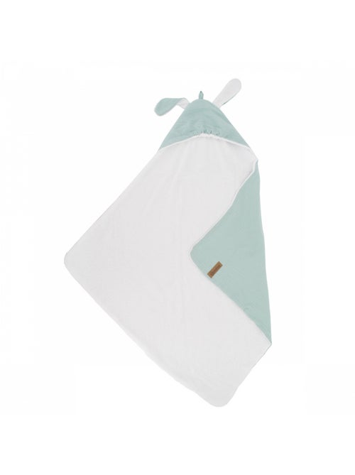 Capa de baño de muselina de algodón con orejas de conejo - Kiabi Capa de baño de muselina de algodón con orejas de conejo - Kiabi
