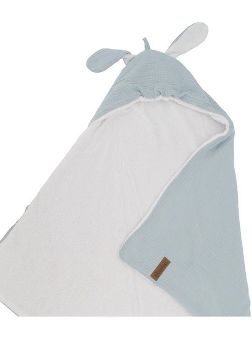 Capa de baño de muselina de algodón con orejas de conejo - Kiabi Capa de baño de muselina de algodón con orejas de conejo - Kiabi