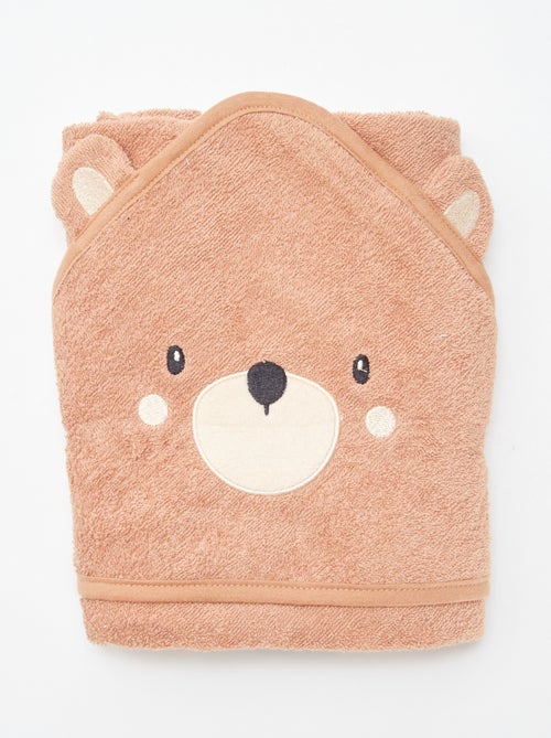 Capa de baño de rizo con orejas de animales - Kiabi