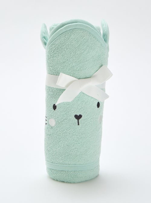 Capa de baño de rizo con orejitas de animales - Kiabi